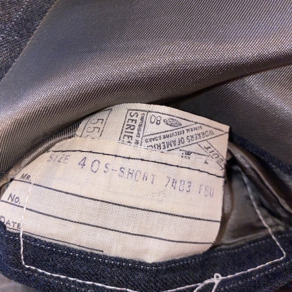 Vtg Austin Hill men’s wool blazer vest pinstripe - Picture 3 of 6